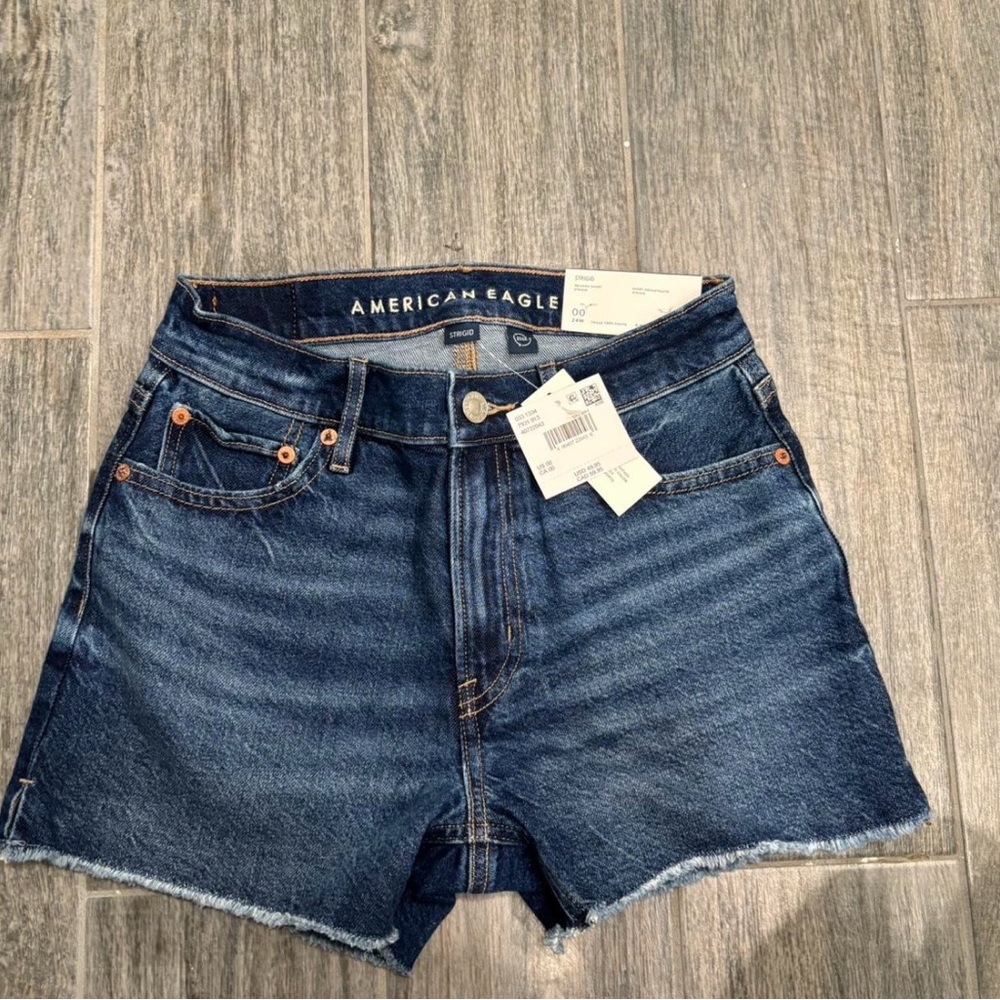 American Eagle Outfitters Dark Blue Jean Shorts